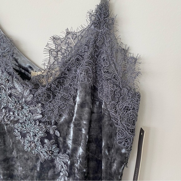 NWT Porridge x Anthropologie Tessie Grey
Velvet Lace Sequins Slip Dress S Party - Picture 5 of 16